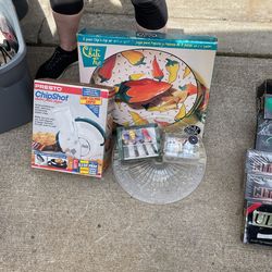 Platter, Cristle Cake Plate, Chipshot, Chili Fest Platter, Salt And Pepper Shaker, Spreders