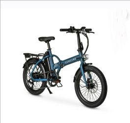 Concord 20" Urbanfold Electric Folding Bike, 36V, Class 2, Blue, Fits Riders 4'11" - 6'2". Adult, Unisex