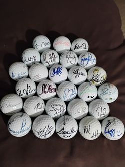 PGA Tour Autographed Balls, Starting at $19