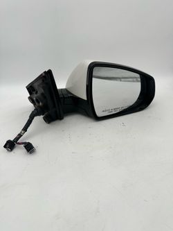 2010 - 2016 Cadillac SRX Power Fold Passenger Mirror OEM Blind Spot Alert pearl white