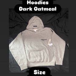 Essentials Fear Of God Hoodie Dark Oatmeal 