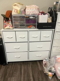 Light weight white dresser