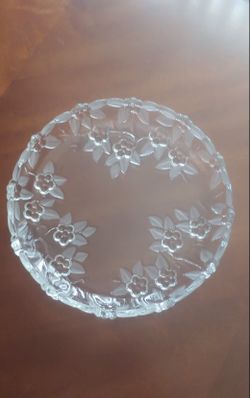 Mikasa Crystal Platter