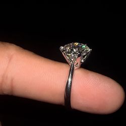 5 Carat Moissanite Ring