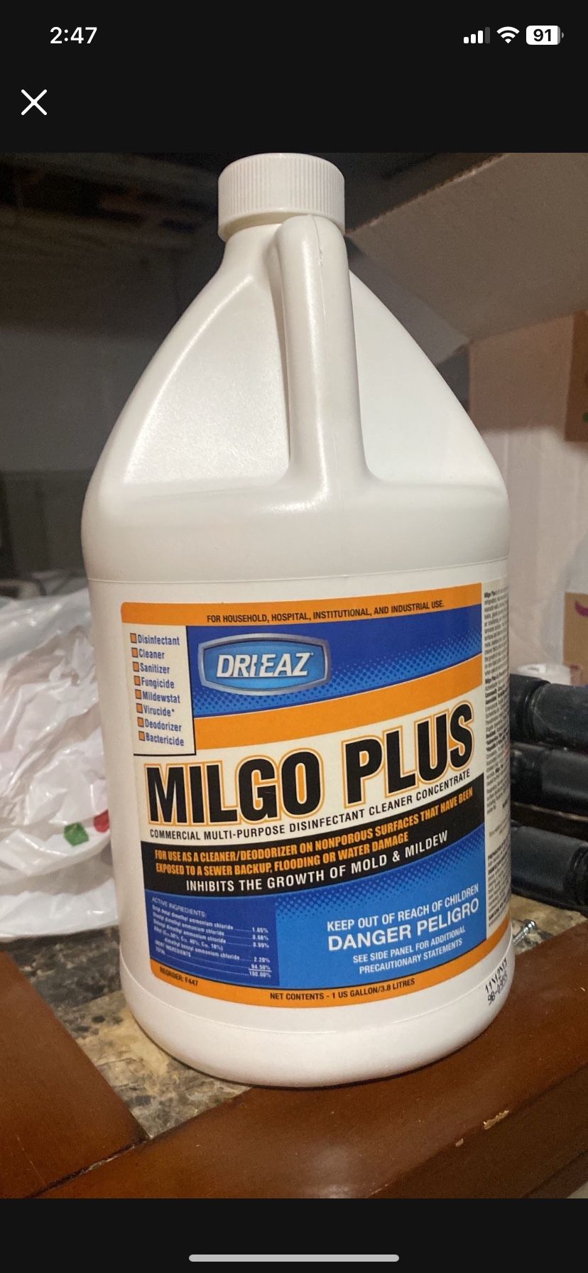 Milgo Plus Commercial Multi Purpose Cleaner