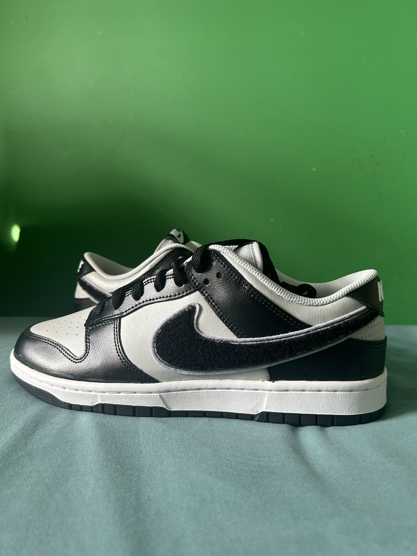 Nike Dunk Low Chenille Swoosh Size 10