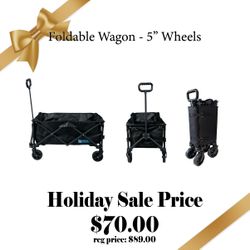 Foldable Wagon - 5" Wheels