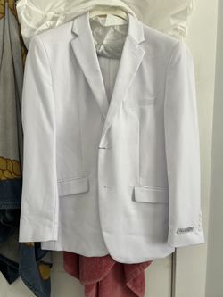 Mens White Suit Jacket