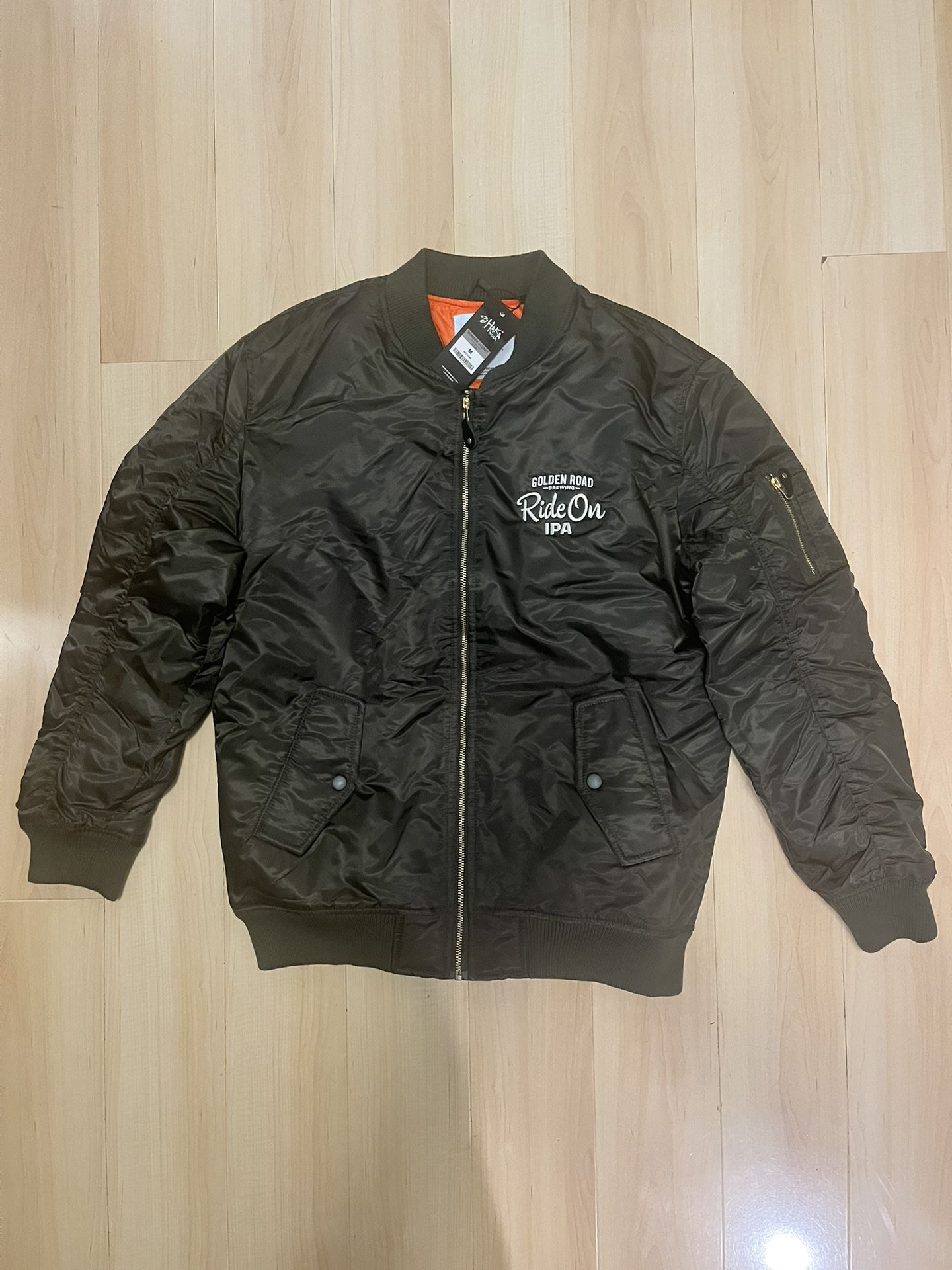 Golden Road Brewing Bomber Jacket New with Tags