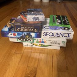 $15 For All Of The Board Games 