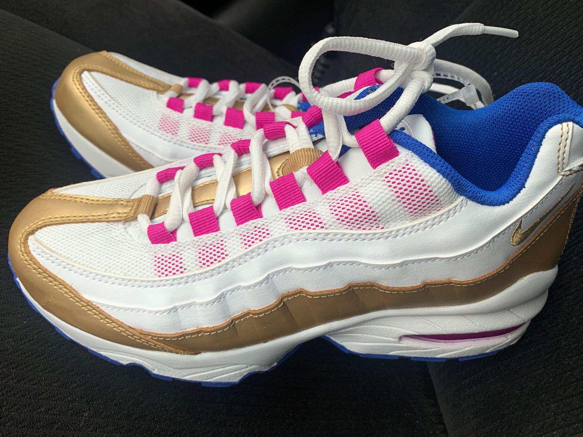 NIKE AIR MAX 5Y White Gold Blue 310830 120