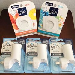 Two Glade Room Fresheners + Three Glade Plugin Warmers