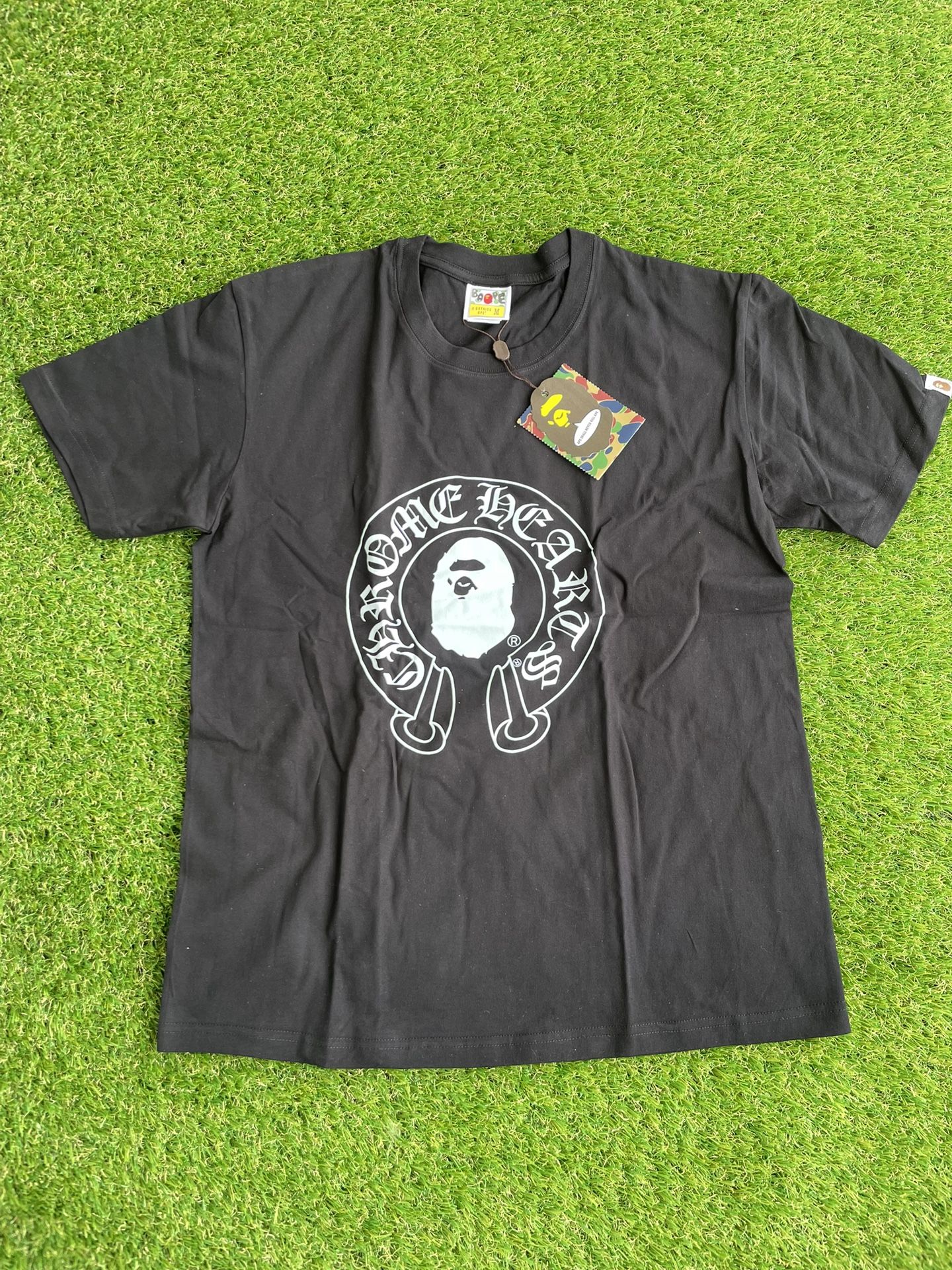Bape x Chrome t-shirt Black size Medium