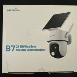 New In Box B7 Wansview Solar Security Camera Pan & Title PTZ Color Night Vision Motion Detection 2 Way Audio
