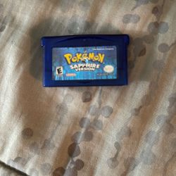 Pokemon Sapphire Authentic 