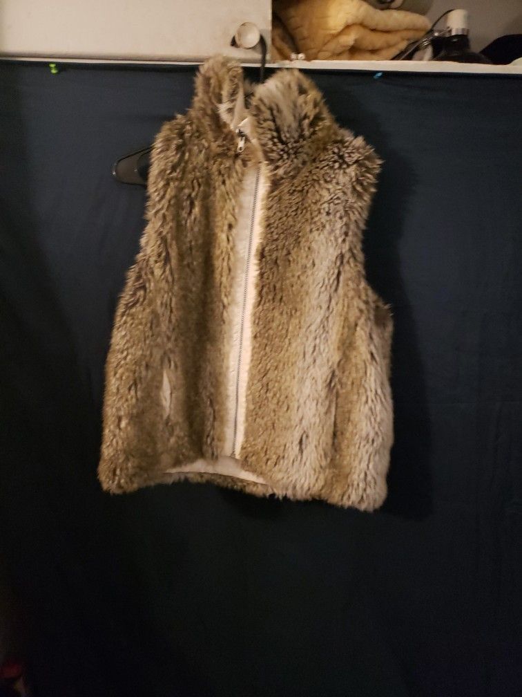 Reversible Faux Fur Vest