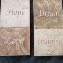 Two  Wooden Wall  Decor