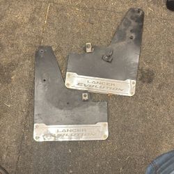 Evo X Rear Mud Flaps