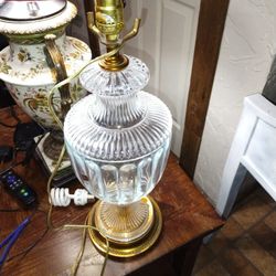 Lots Of Antiques Glass Crystal Lamps Old Dolls Porcelain Ones Etc I Have Baseball Cards Football Cards Basketball Cards Etc P Antique Glass Blue Pink 