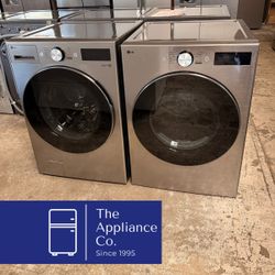 LG Front Load Washer and Gas Dryer