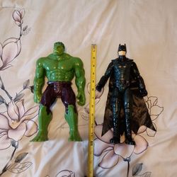 Hulk & Batman Superhero Action Figures