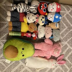 Assorted Plush Toys
