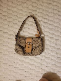 Vintage Coach Bag ( brown )