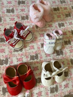Baby Girl Shoes Bundle – 5 Pairs