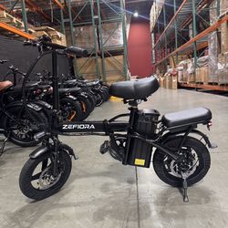 Folding electric bicycle