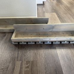 Shelves with Wine Rack (Wall Mounted)