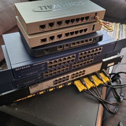 Computer Networking Gear - SonicWall, Switches, KVM