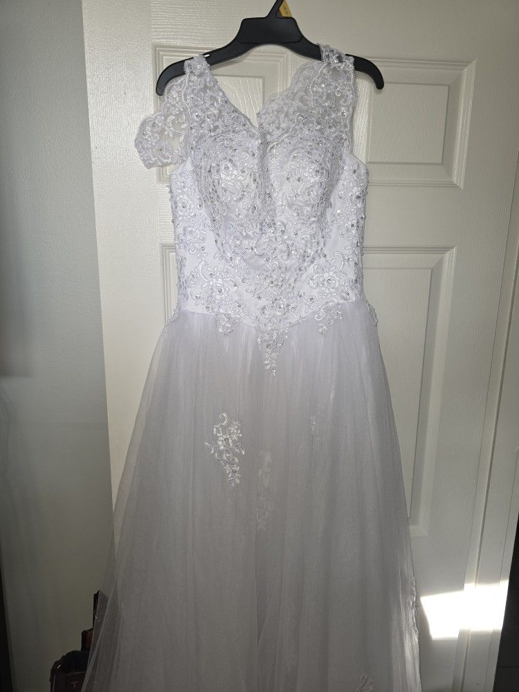 White Ballroom Dress