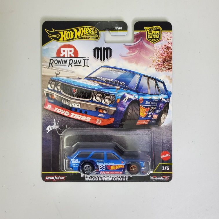 NEW 2025 Hot Wheels Premium Car Culture Ronin Run II Mad Mike Mazda RX3 Wagon
