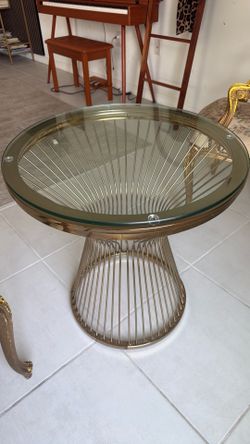 glass coffee table