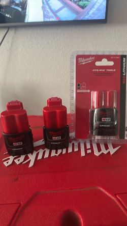 Milwaukee batteries M12