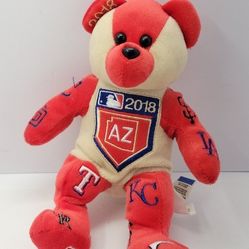 MLB 2018 All Star Game AZ Bean Bear Plush Forever Collectibles NWT Kansas City