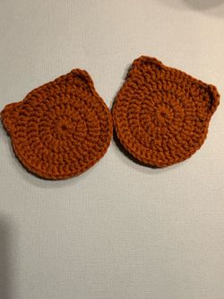 Handmade Bear Coasters
