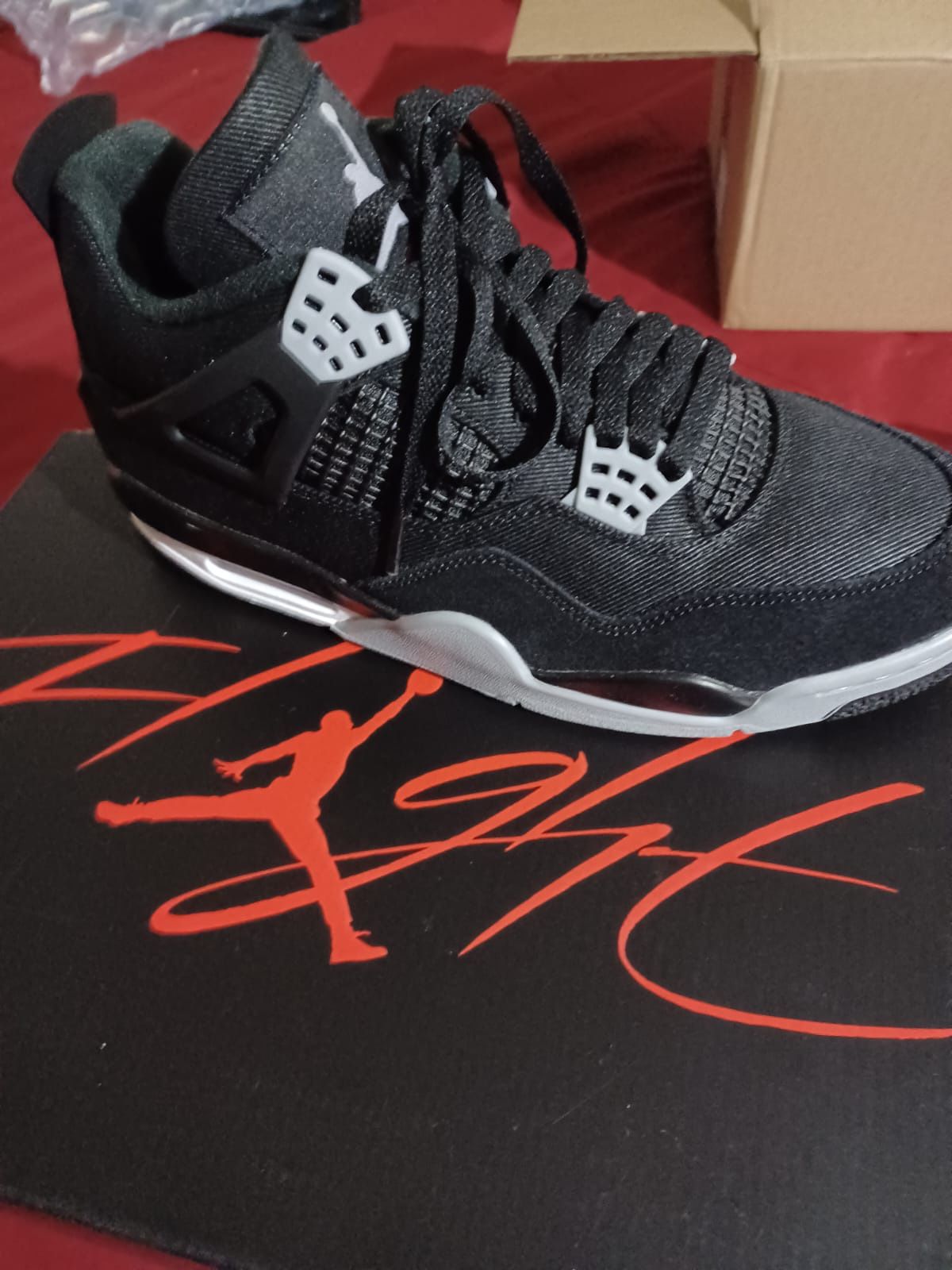 Jordan 4 Retro Se black Canvas 