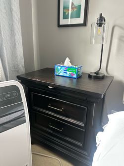 Pulaski Caldwell Brown 3 Drawers Nightstand, Barely Used