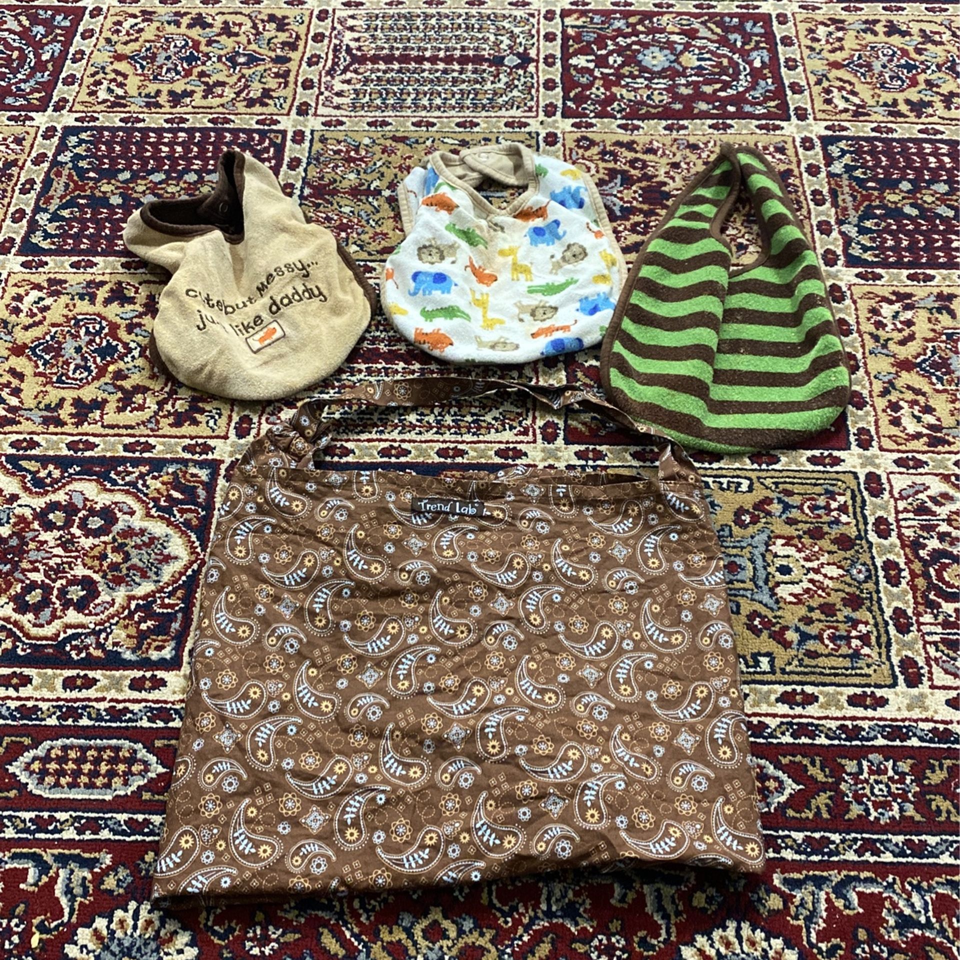 Baby Bibs and Nursing Cover 