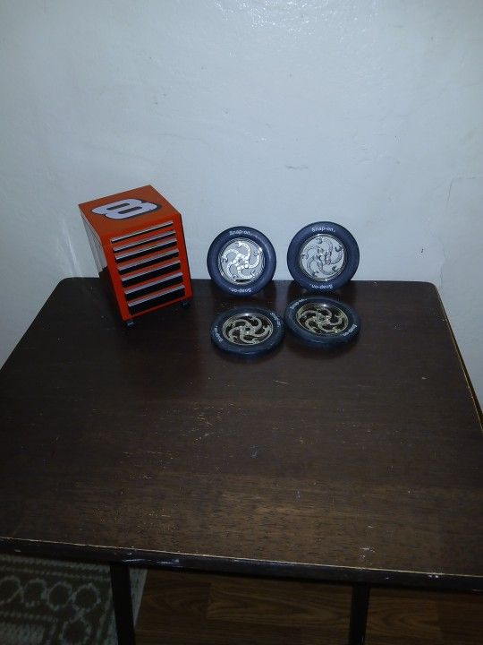 Snap On Coasters and Tool Box