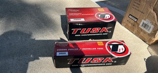 Tusk crankcase spitter and crank pull