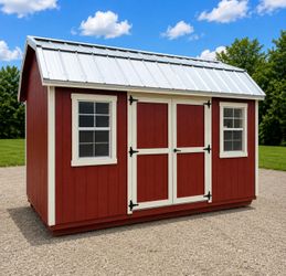 10′ × 16′ Lofted Barn from Shed Gal - Tons of Storage!
