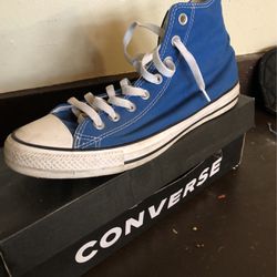 Pair Of Blue Converse 
