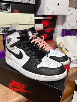 NIKE AIR JORDAN 1 BLEACHED CORAL Sz 8
