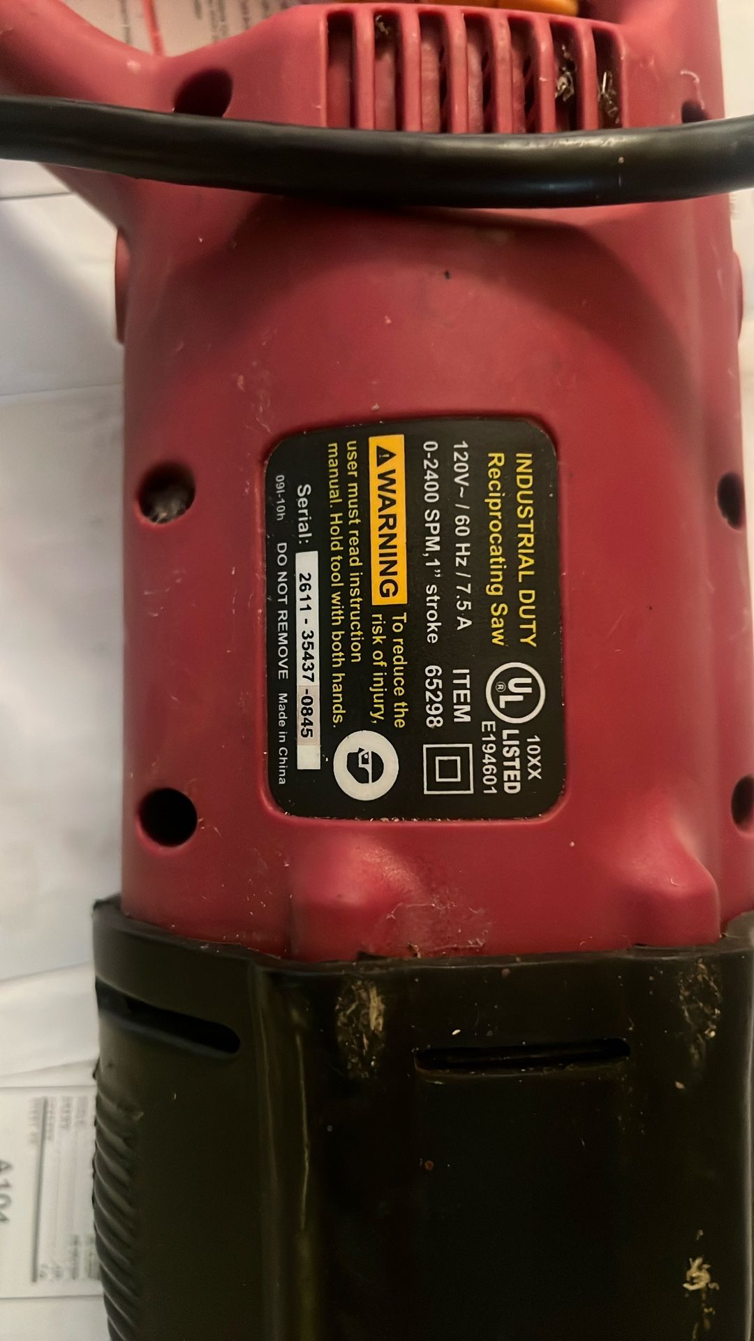 SAWZALL ELECTRIC