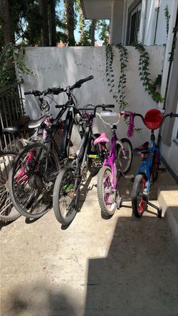 Bundle five bicycles