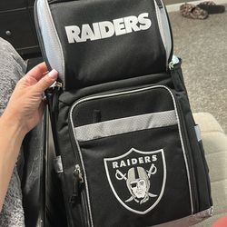Brand new never used raiders backpack cooler