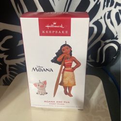 Moana And Pua Ornaments Hallmark Keepsake