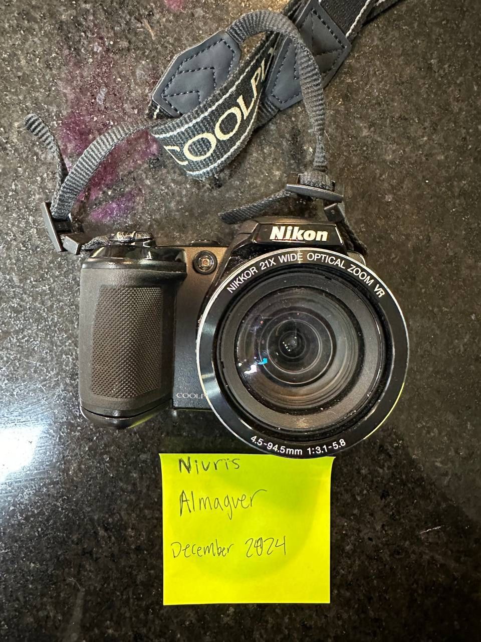 Nikon Coolpix L310 Black Digital Camera 21x Zoom 14.1